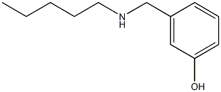 3-[(pentylamino)methyl]phenol Struktur