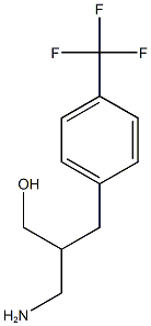 3-amino-2-{[4-(trifluoromethyl)phenyl]methyl}propan-1-ol Structure