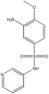 3-amino-4-methoxy-N-(pyridin-3-yl)benzene-1-sulfonamide Structure