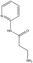 3-amino-N-pyridin-2-ylpropanamide 结构式