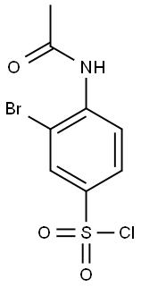 3-bromo-4-acetamidobenzene-1-sulfonyl chloride|