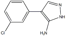 4-(3-chlorophenyl)-1H-pyrazol-5-amine