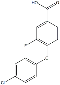  4-(4-chlorophenoxy)-3-fluorobenzoic acid