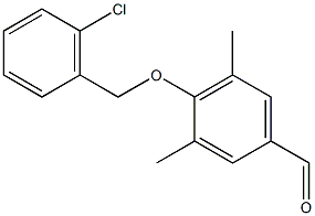  4-[(2-chlorophenyl)methoxy]-3,5-dimethylbenzaldehyde