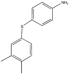4-[(3,4-dimethylphenyl)sulfanyl]aniline Structure