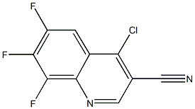 4-chloro-6,7,8-trifluoroquinoline-3-carbonitrile