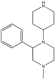 4-methyl-2-phenyl-1-piperidin-4-ylpiperazine|