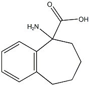 5-amino-6,7,8,9-tetrahydro-5H-benzo[7]annulene-5-carboxylic acid,,结构式