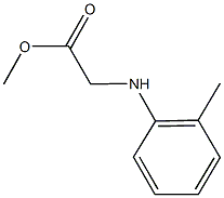 methyl 2-[(2-methylphenyl)amino]acetate Structure