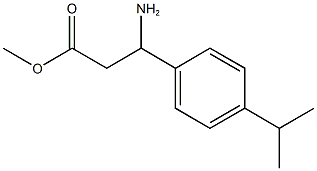  methyl 3-amino-3-[4-(propan-2-yl)phenyl]propanoate