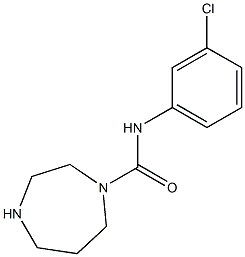 N-(3-chlorophenyl)-1,4-diazepane-1-carboxamide Structure