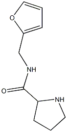 N-(furan-2-ylmethyl)pyrrolidine-2-carboxamide Structure