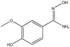 N',4-dihydroxy-3-methoxybenzenecarboximidamide