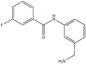 N-[3-(aminomethyl)phenyl]-3-fluorobenzamide Structure