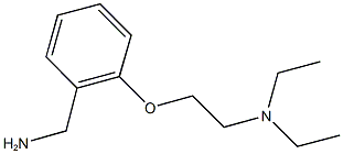 N-{2-[2-(aminomethyl)phenoxy]ethyl}-N,N-diethylamine Structure