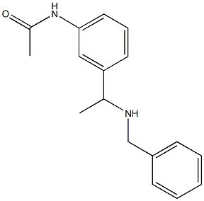 N-{3-[1-(benzylamino)ethyl]phenyl}acetamide