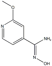 N'-hydroxy-2-methoxypyridine-4-carboximidamide,,结构式