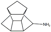 ペンタシクロ[5.4.0.02,6.03,10.05,9]ウンデカン-8-アミン 化学構造式