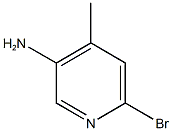 6-bromo-4-methylpyridin-3-amine
 Structure