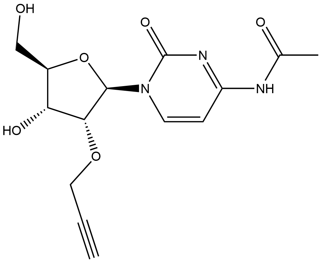 N4-Acetyl-2′-O-propargylcytidine Structure