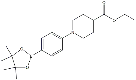 1639892-90-2 4-PIPERIDINECARBOXYLIC ACID, 1-[4-(4,4,5,5-TETRAMETHYL-1,3,2-DIOXABOROLAN-2-YL)PHENYL]-, ETHYL ESTER