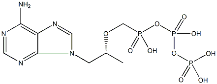 泰诺福韦二乙胺盐(异构体混合物),166403-66-3,结构式
