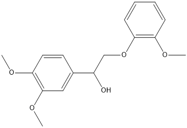 3,4-dimethoxy-α-[(2-methoxyphenoxy)methyl]-Benzenemethanol