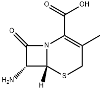 7-Amino-3-methyl-3-cephem-4-carboxylic acid Struktur