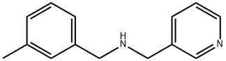 N-(3-甲基苄基)-1-(吡啶-3-基)甲胺 结构式