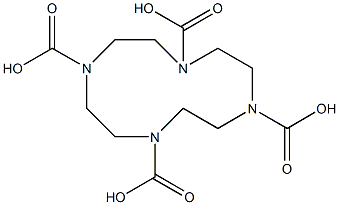 1,4,7,10-Tetraazacyclododecane-1,4,7,10-tetracarboxylic acid,735283-08-6,结构式