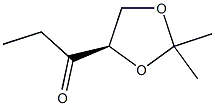 1-[(4R)-2,2-Dimethyl-1,3-dioxolan-4-yl]-1-propanone Structure