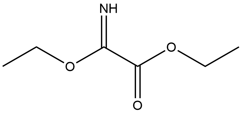 2-乙氧基-2-亚胺乙酸乙酯 结构式