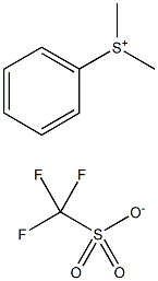 二甲基苯基硫鎓三氟甲基磺酸盐, 85980-21-8, 结构式