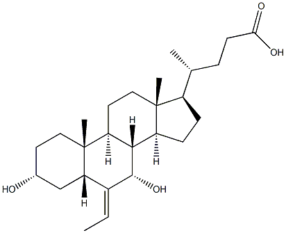 奥贝胆酸杂质 6,,结构式