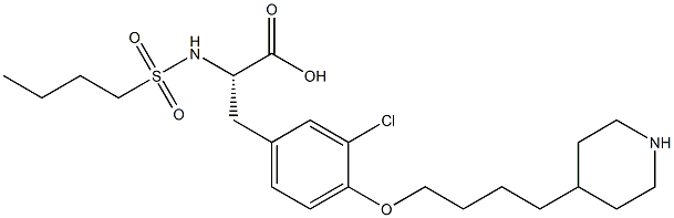 3-氯替罗非班,2713130-63-1,结构式