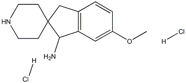 1-Amino-6-methoxy-spiro'indane-2,4'-piperidine dihydrochloride,2416991-39-2,结构式