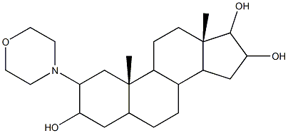 Rocuronium bromide impurity (3,16,17-triol) Structure
