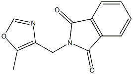 2-(5-Methyl-oxazol-4-ylmethyl)-isoindole-1,3-dione Struktur