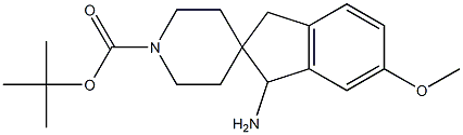 1-Amino-1'-Boc-6-methoxy-spiro'indane-2,4'-piperidine Struktur