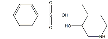 4-Methyl-piperidin-3-ol Tosylate 结构式