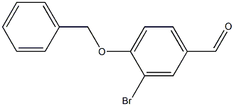 4-Benzyloxy-3-bromo-benzaldehyde,1000414-11-8,结构式