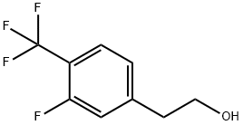 Benzeneethanol, 3-fluoro-4-(trifluoromethyl)- Struktur