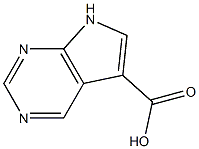 7H-PYRROLO[2,3-D]PYRIMIDINE-5-CARBOXYLIC ACID,1005206-17-6,结构式