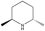 (2S,6S)-2,6-dimethylpiperidine 化学構造式