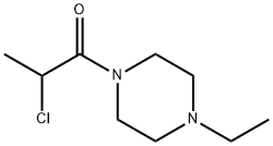 2-chloro-1-(4-ethylpiperazin-1-yl)propan-1-one 结构式