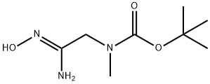 tert-butyl N-[(N'-hydroxycarbamimidoyl)methyl]-N-methylcarbamate Structure