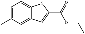 2-甲酸乙酯-5-(甲基)苯并[B]噻吩, 101219-39-0, 结构式
