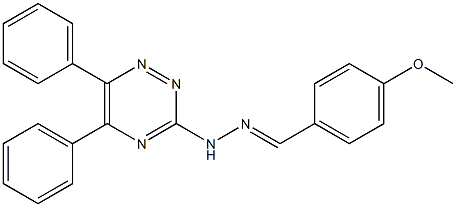 101379-65-1 4-METHOXYBENZALDEHYDE (5,6-DIPHENYL-1,2,4-TRIAZIN-3-YL)HYDRAZONE