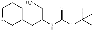 tert-butyl 1-amino-3-(tetrahydro-2H-pyran-3-yl)propan-2-ylcarbamate,1013938-10-7,结构式