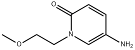 5-amino-1-(2-methoxyethyl)-1,2-dihydropyridin-2-one 结构式
